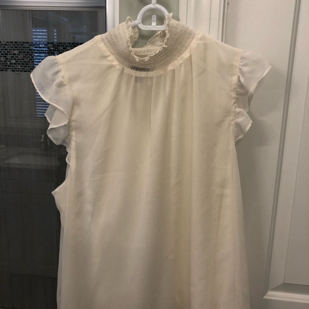 Banana Republic Cream Blouse